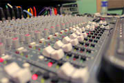 MyPixo Studio's mixing board